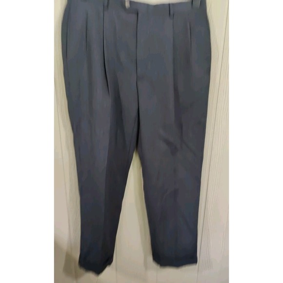 Tommy Hilfiger VTG Men's Gray 100% Wool Dress Slacks Pants Sz 36 X 30 - Picture 1 of 9